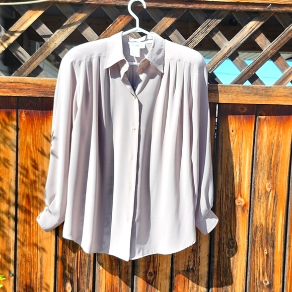 ⭐️Vintage Como Beige Button Down - Picture 7 of 9